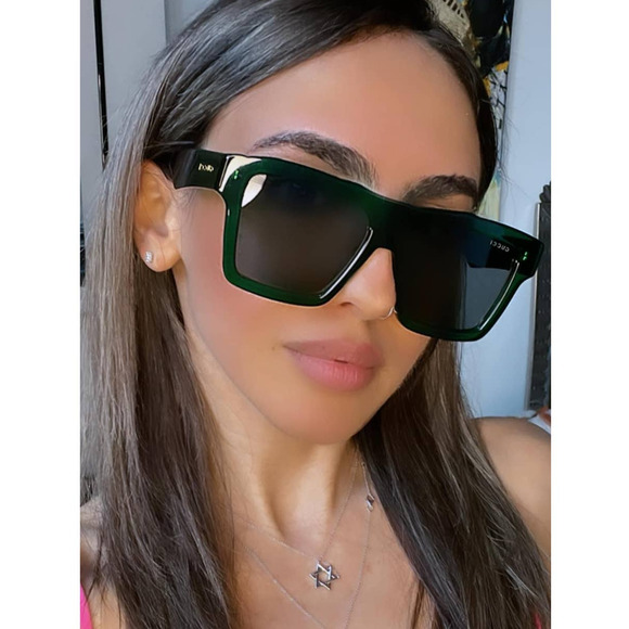 NEW Gucci GG0962S Green Limited Edition Unisex Sunglasses - Picture 1 of 8